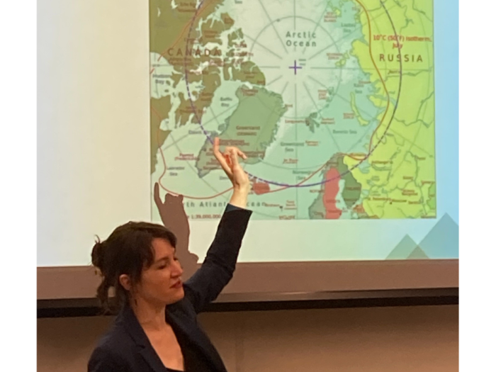 Dr. Rebecca Pinus, Director of the Polar Institute at the Wilson Center, discusses new challenges for the U.S. Navy in the Arctic.